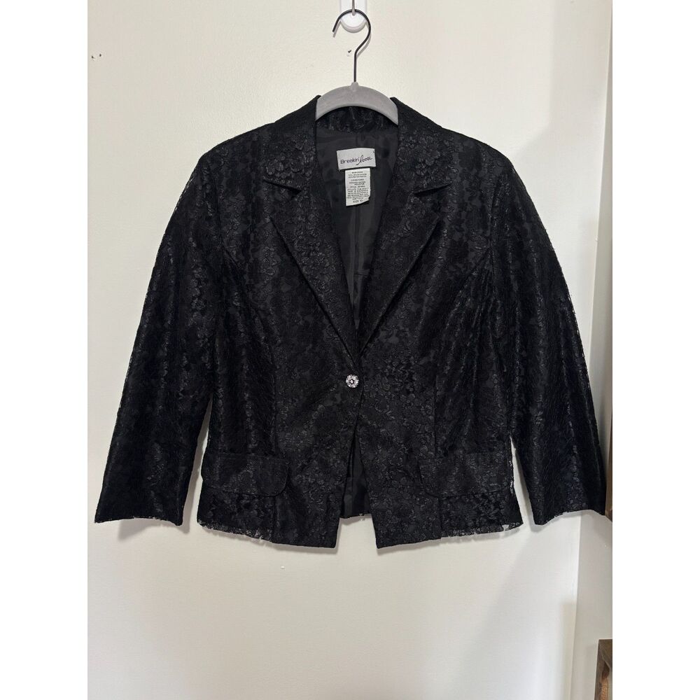 Breakin Loose Black Lace Blazer 10 Goth Elegant Evening Jacket Formal Whimsigoth